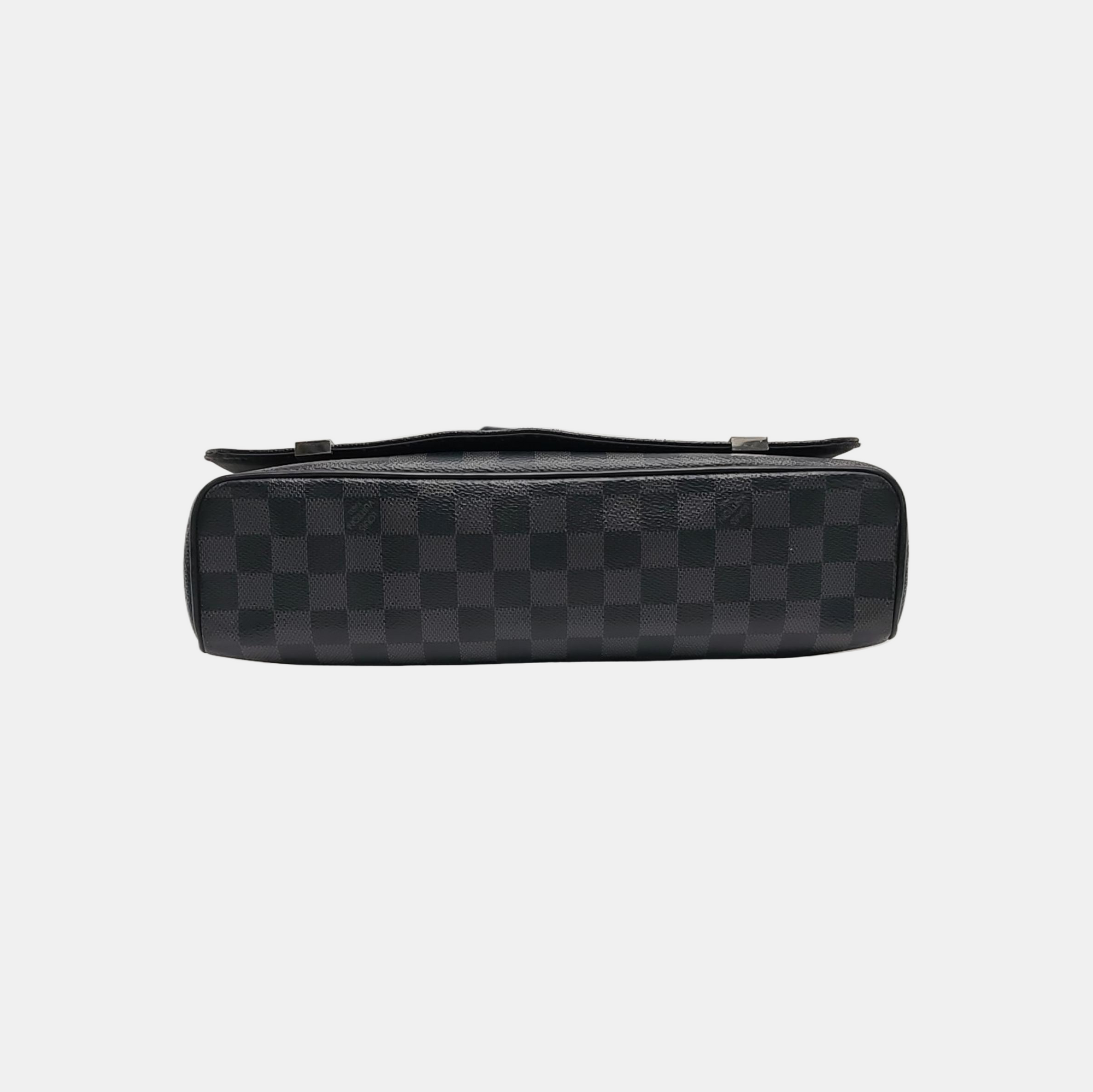 DISTRICT MM Damier Graphite Coated Canvas Gray