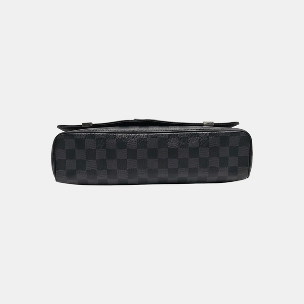 DISTRICT MM Damier Graphite Coated Canvas Gray