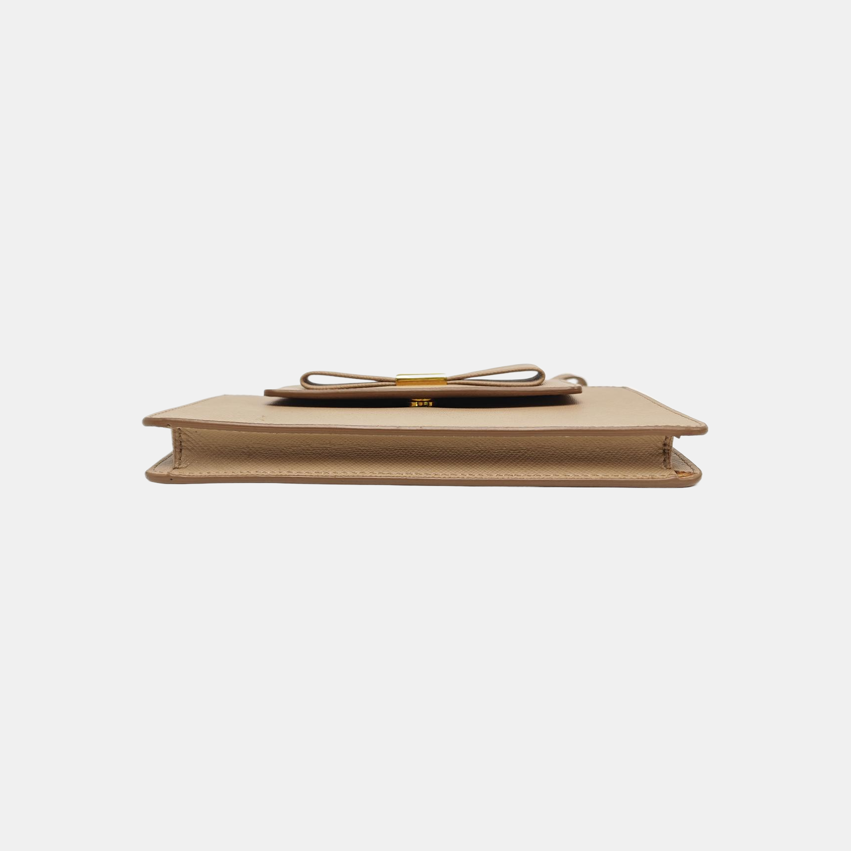 Calfskin Clutch Beige