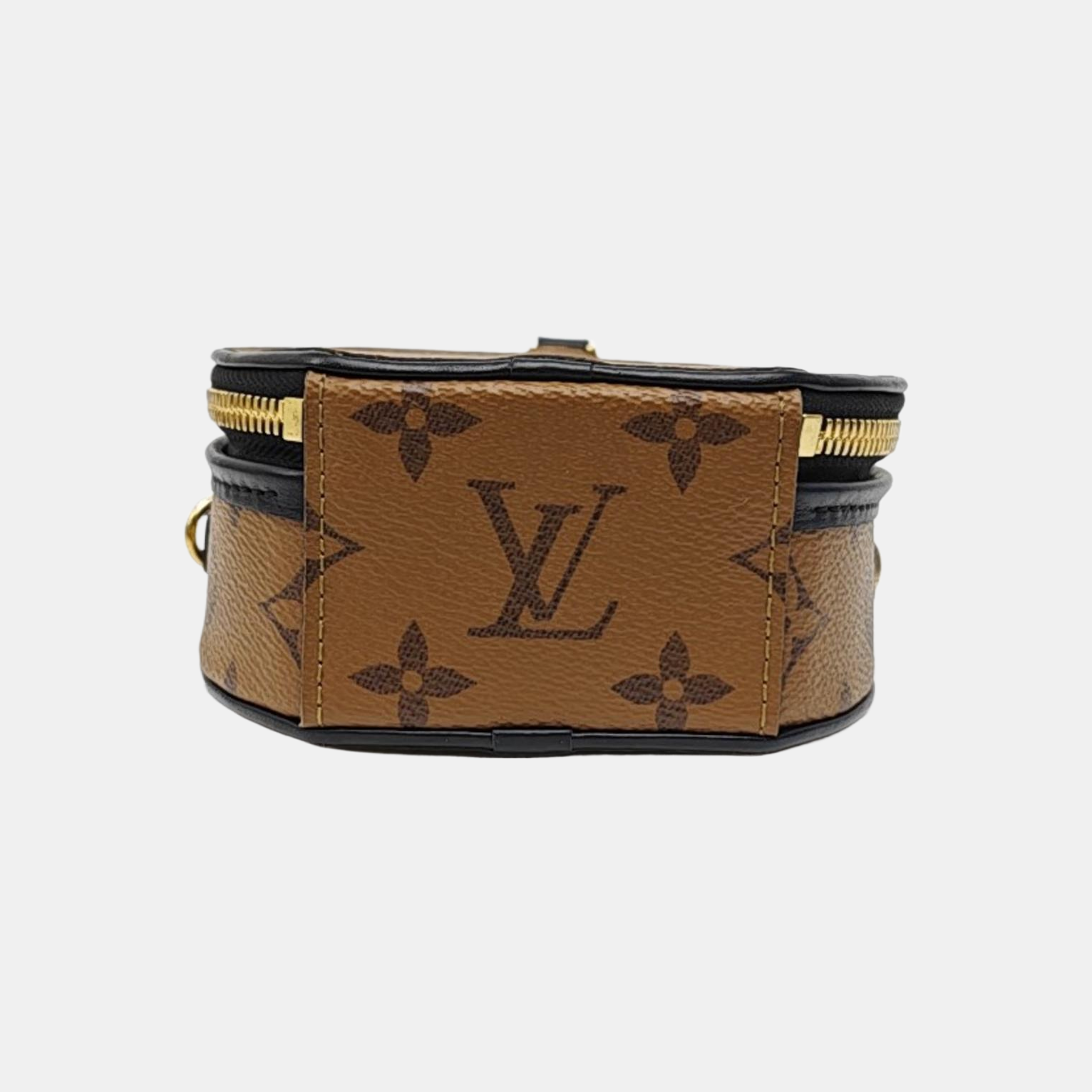 BOITE CHAPEAU Mini Monogram Coated Canvas Brown