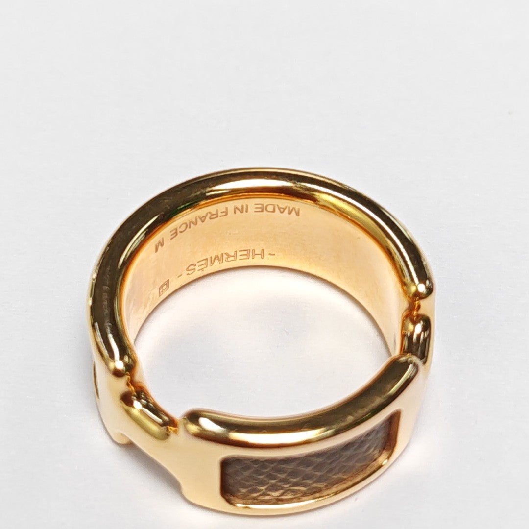 Clic H Metal Gold Ring EU 54