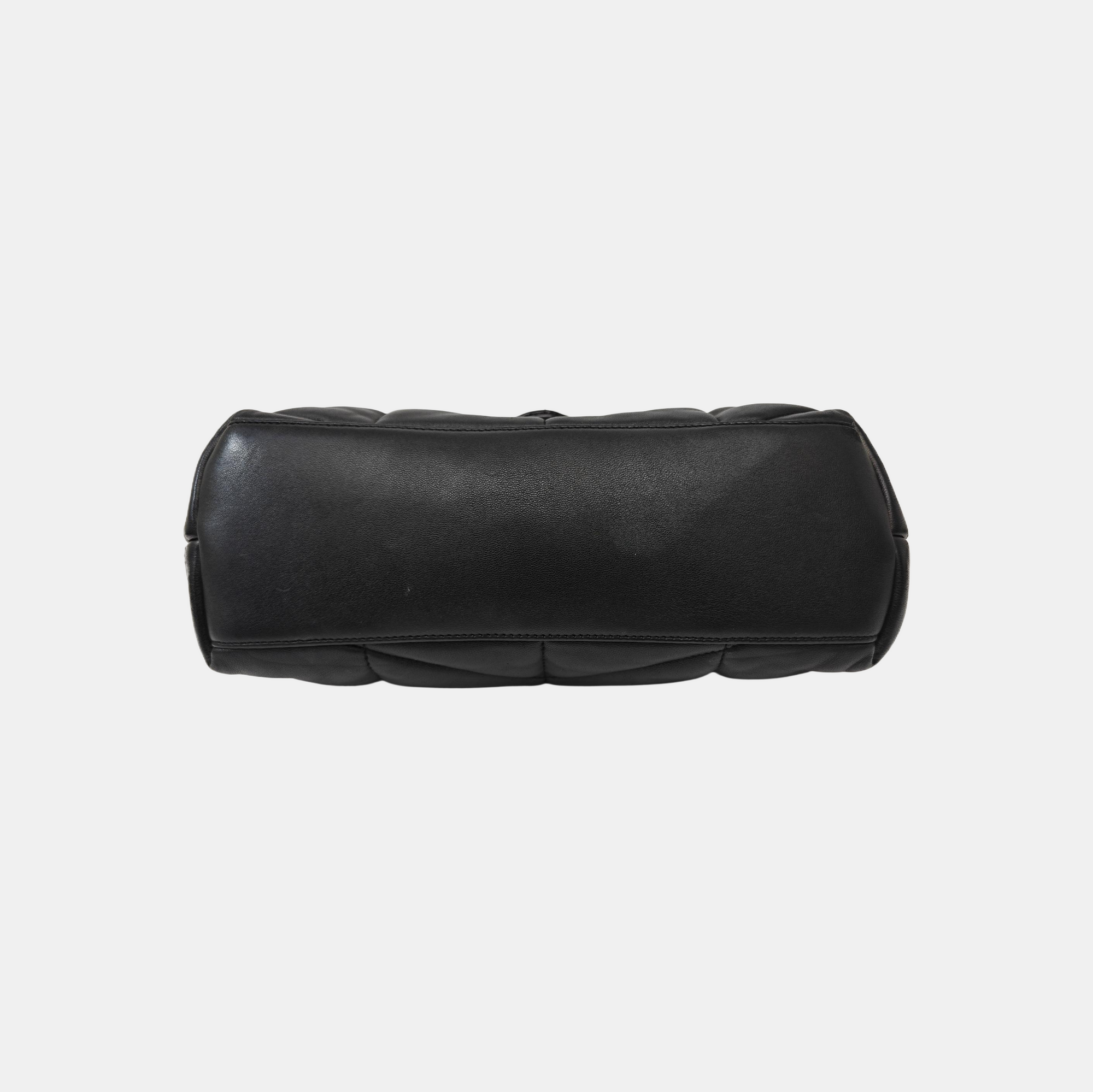 PUFFER Small Quilted Lambskin Black