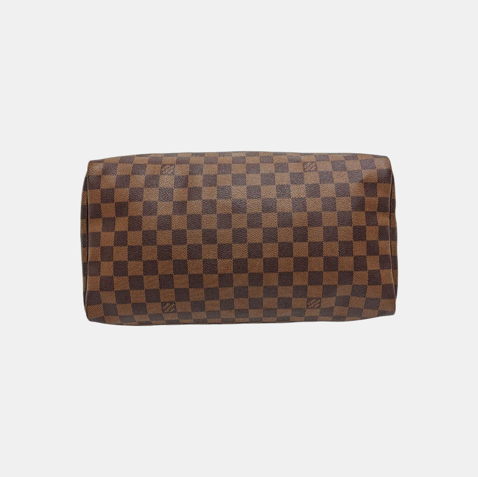 SPEEDY 35 Damier Ebene Coated Canvas Brown