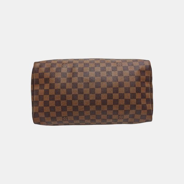 SPEEDY 35 Damier Ebene Coated Canvas Brown