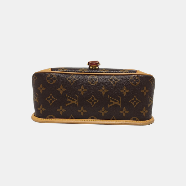 DIANE Monogram Coated Canvas Brown