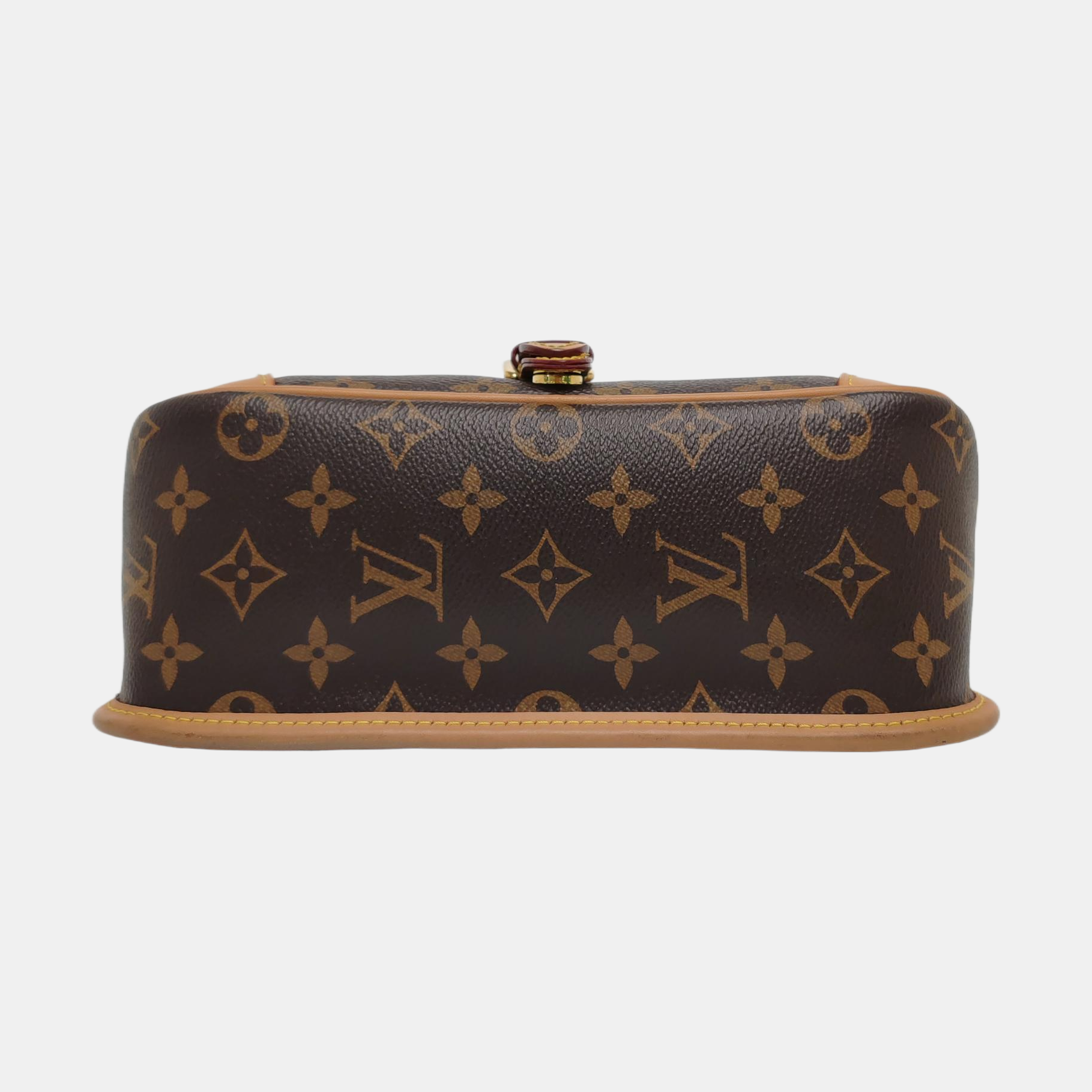 DIANE Monogram Coated Canvas Brown