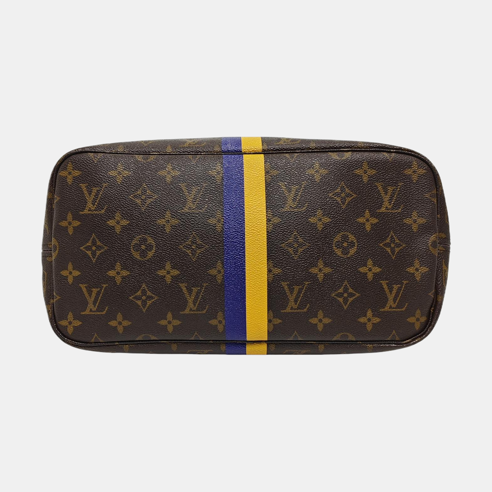 NEVERFULL MM Monogram Coated Canvas Brown