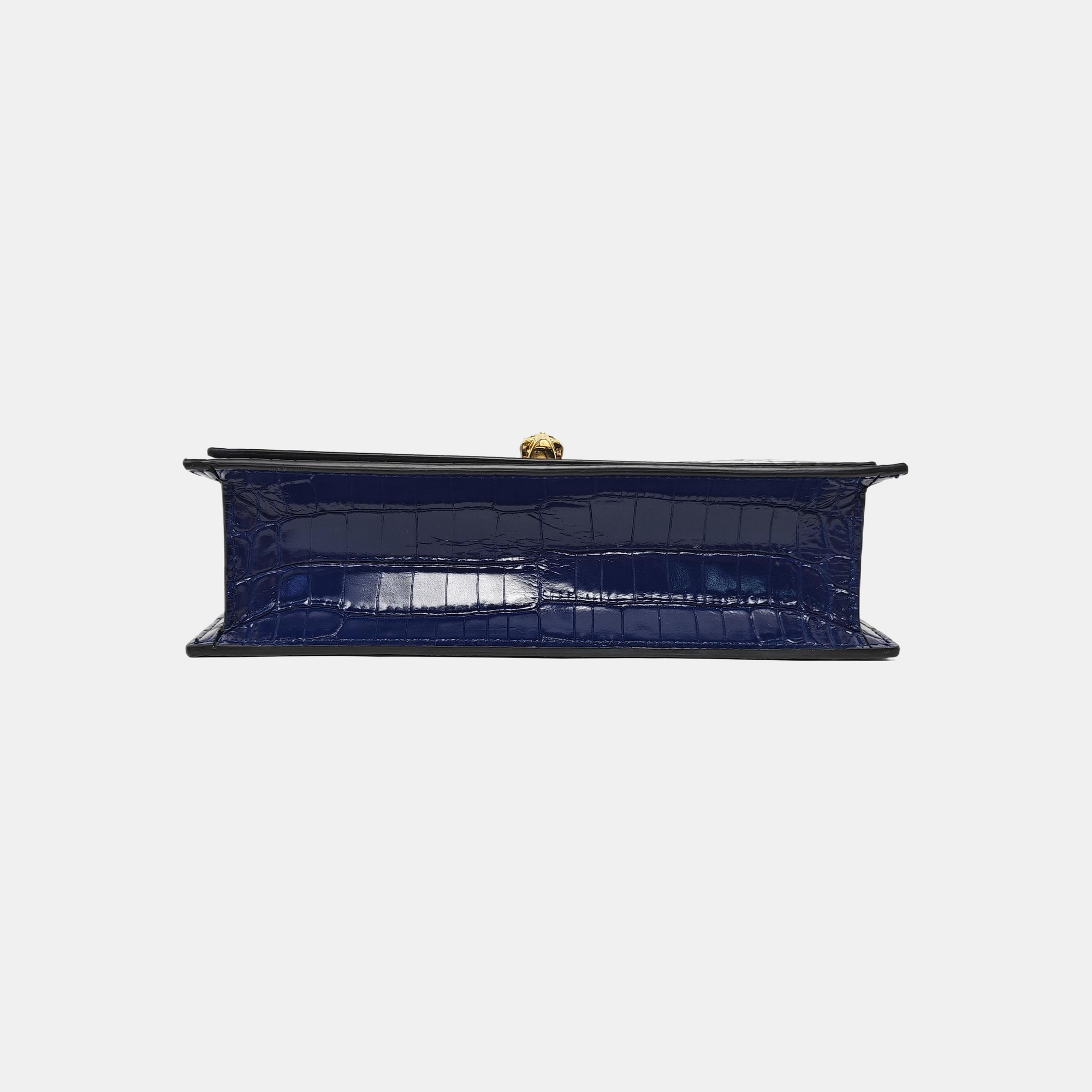 Calfskin Shoulder Bag Blue