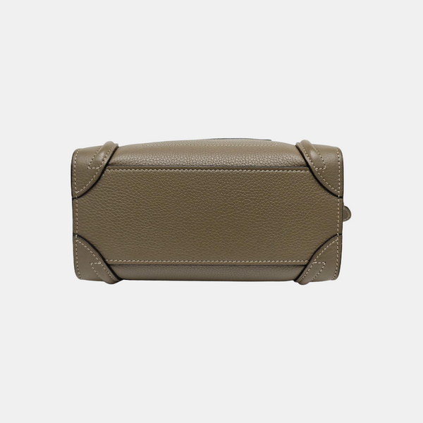 LUGGAGE Nano Calfskin Gray