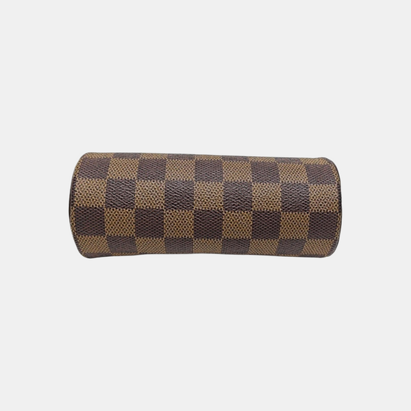 PAPILLON Mini Damier Ebene Coated Canvas Brown