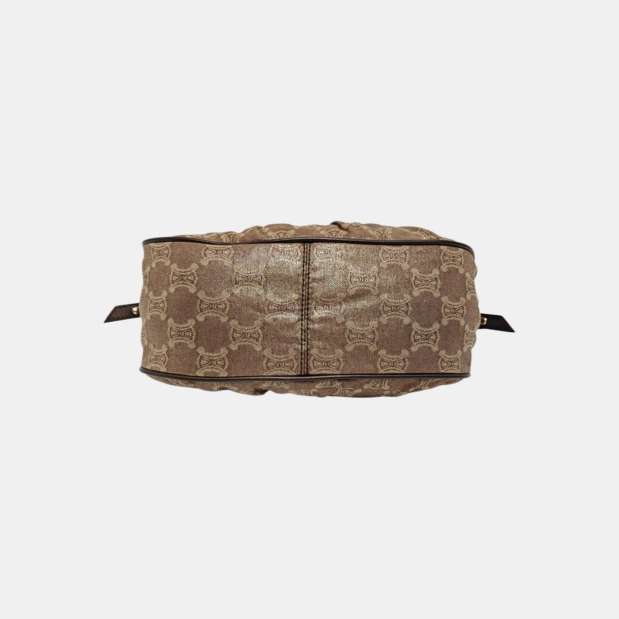 Canvas Top Handle Bag Brown