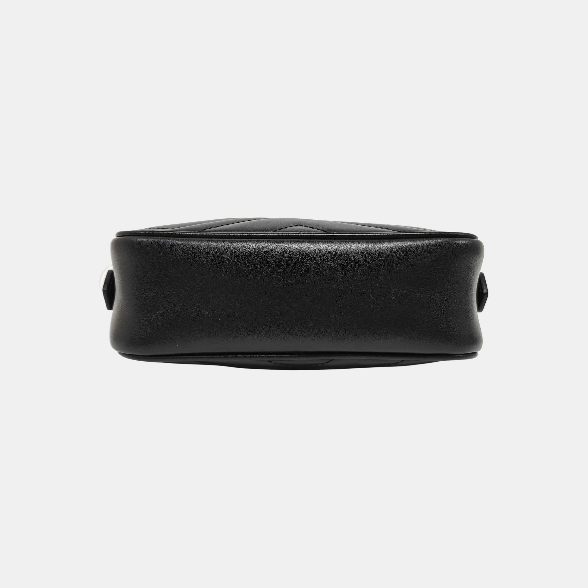 GG Marmont Mini Quilted Calfskin Black