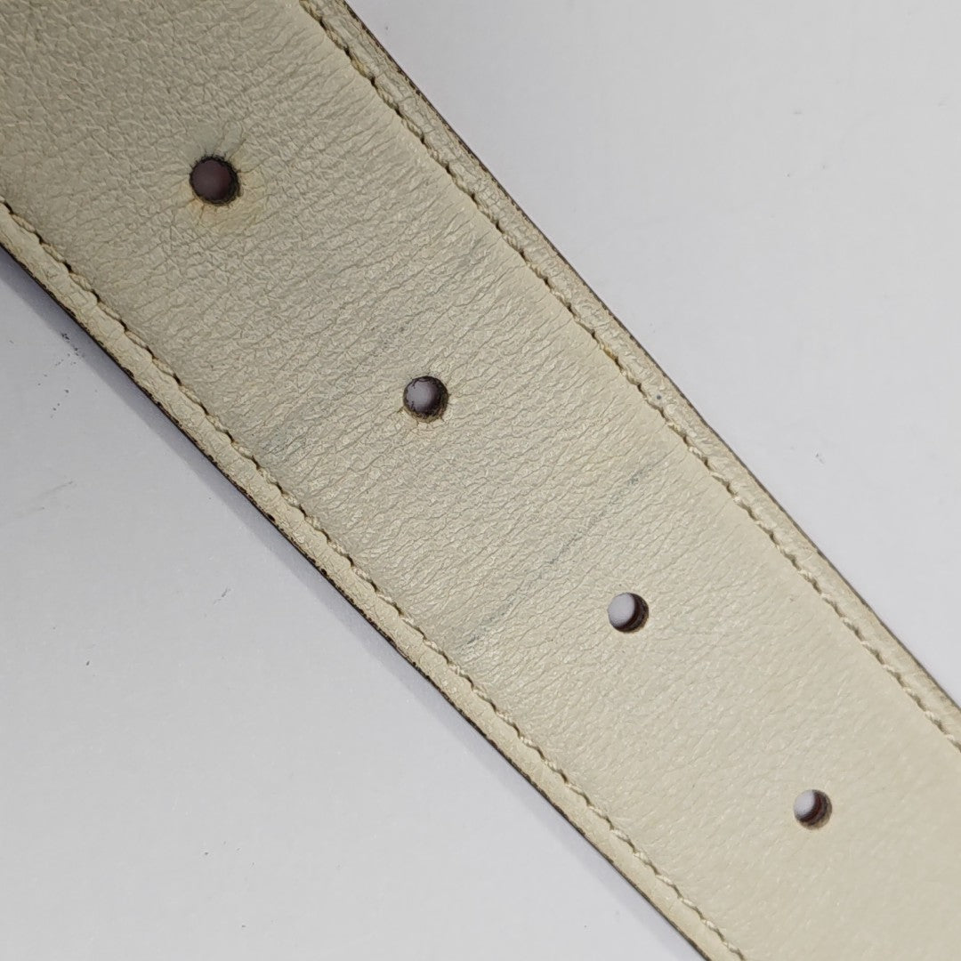 Leather Belt Orange