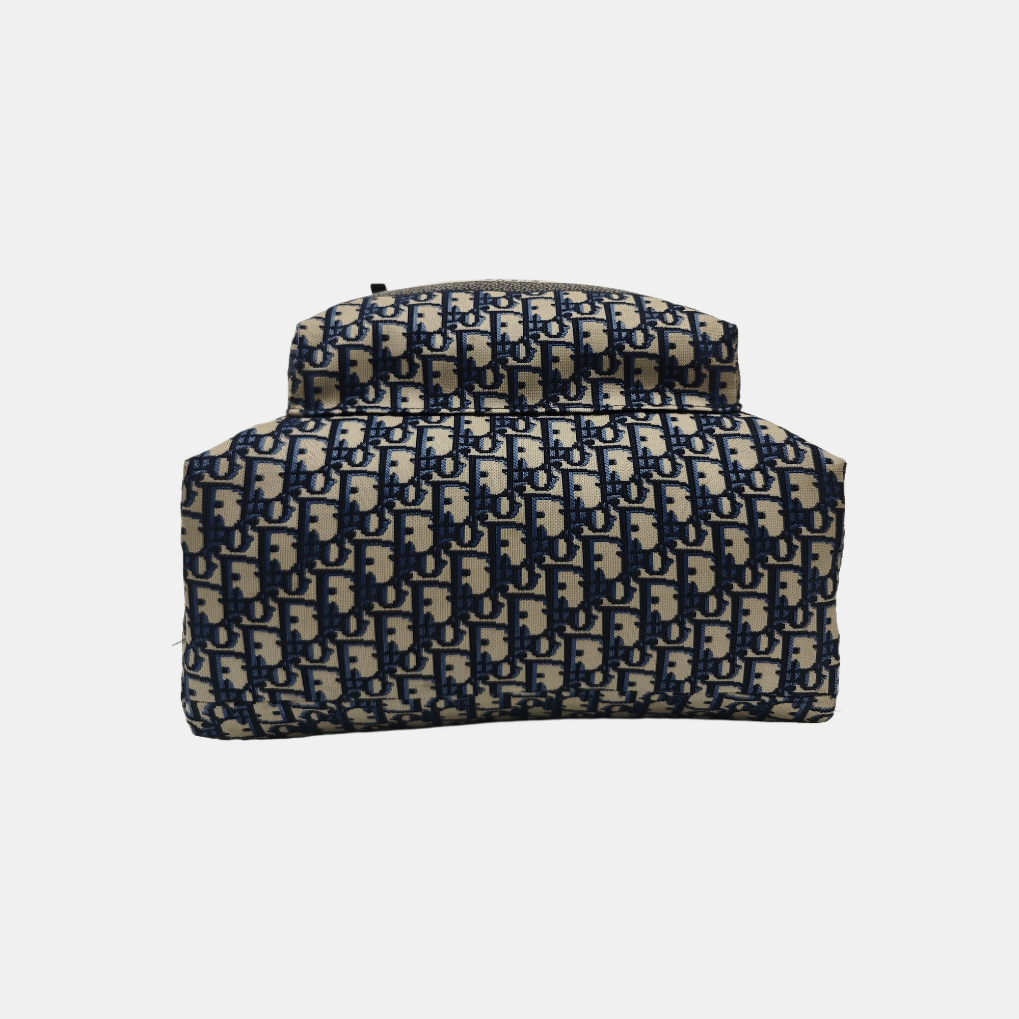 Diortravel Oblique Canvas Blue