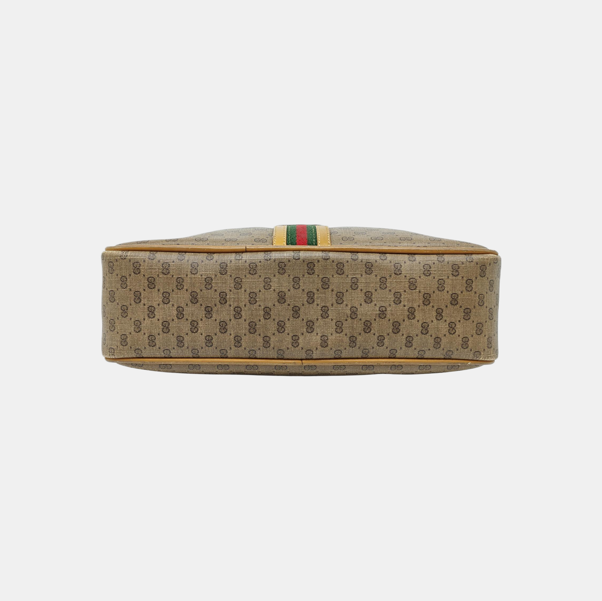 Monogram Coated Canvas Shoulder Bag Brown