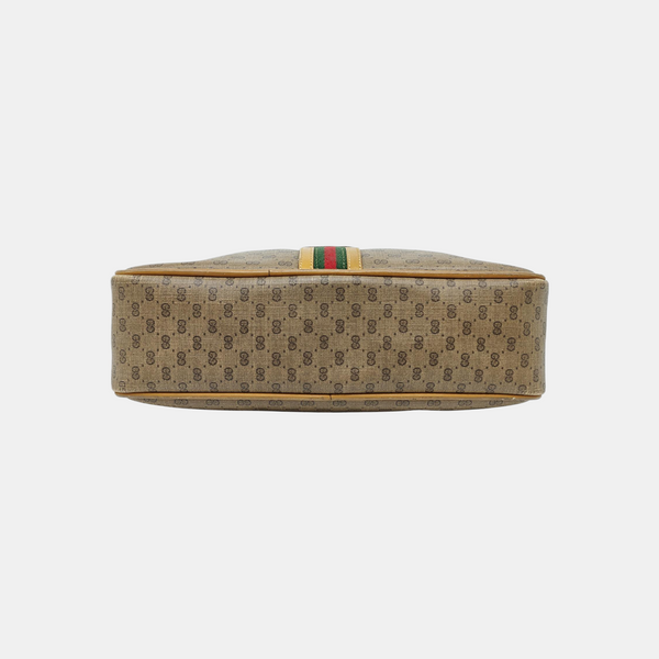 Monogram Coated Canvas Shoulder Bag Brown