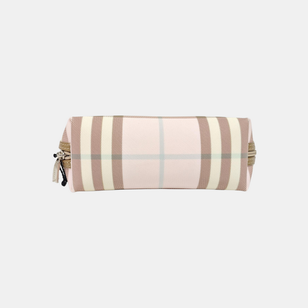 Coated Canvas Clutch Pink