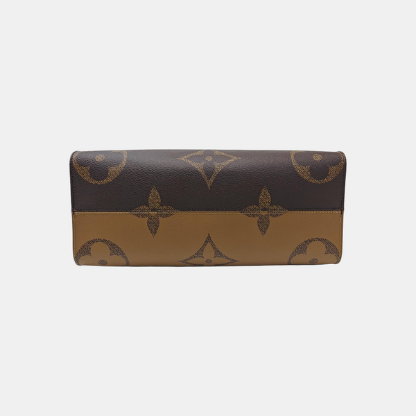 ONTHEGO MM Monogram Coated Canvas Brown