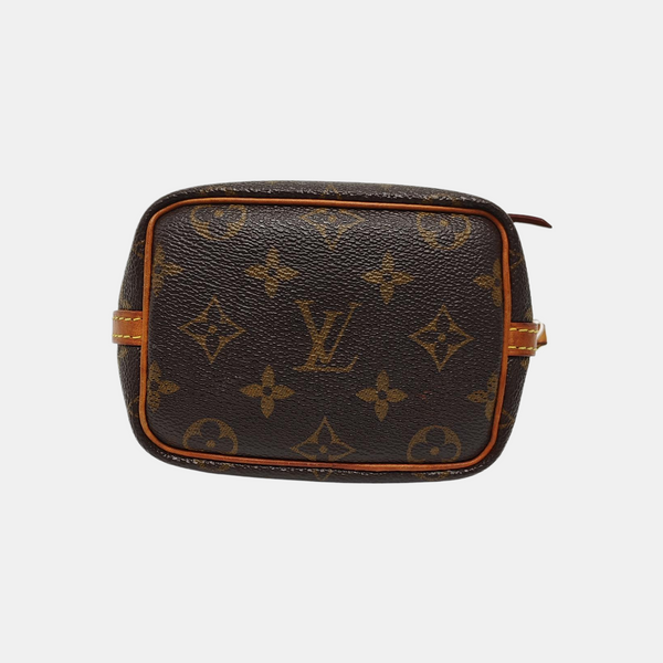 NÉONOÉ Nano Monogram Coated Canvas Brown