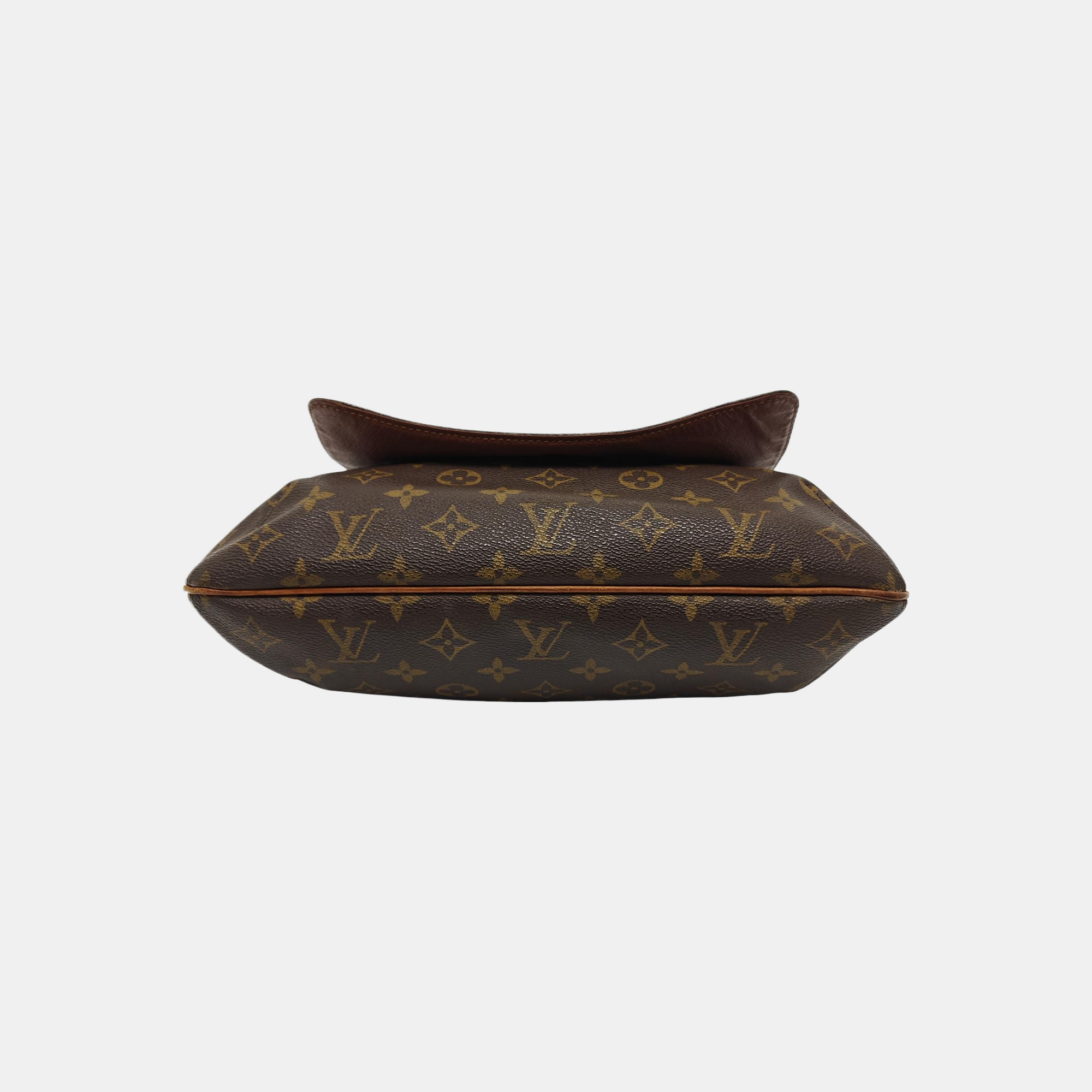 MUSETTE TANGO Monogram Coated Canvas Brown