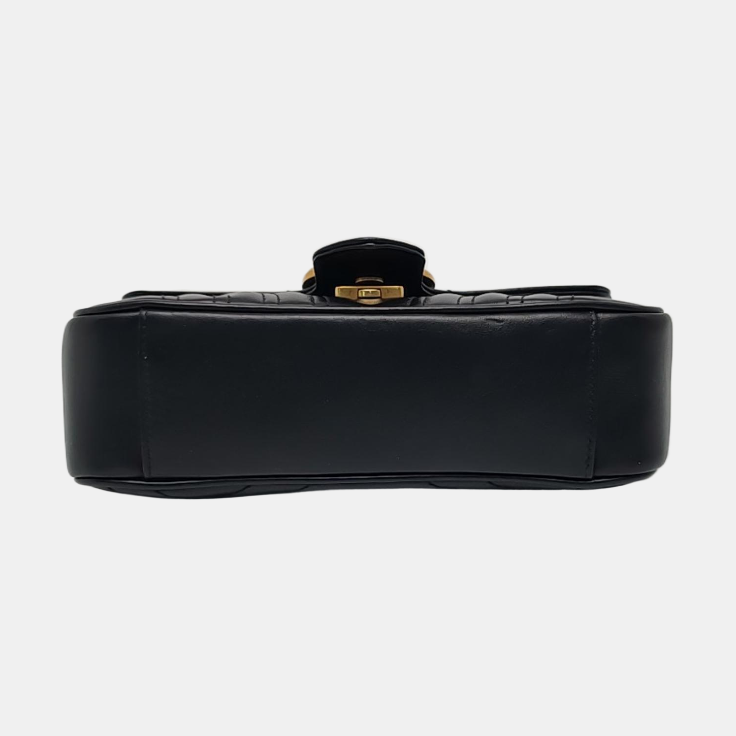 GG Marmont Small Quilted Calfskin Black