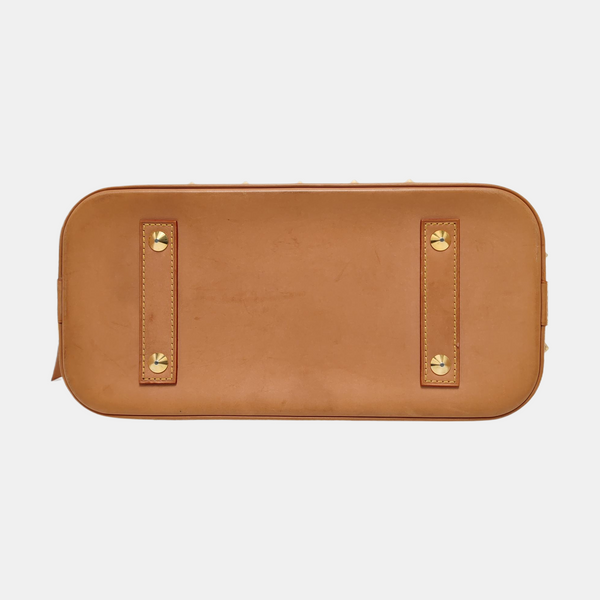 LV × TM Alma Pequeño Monogram Lona Revestida Blanca