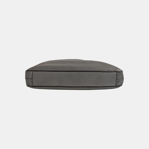 Calfskin Top Handle Bag Gray