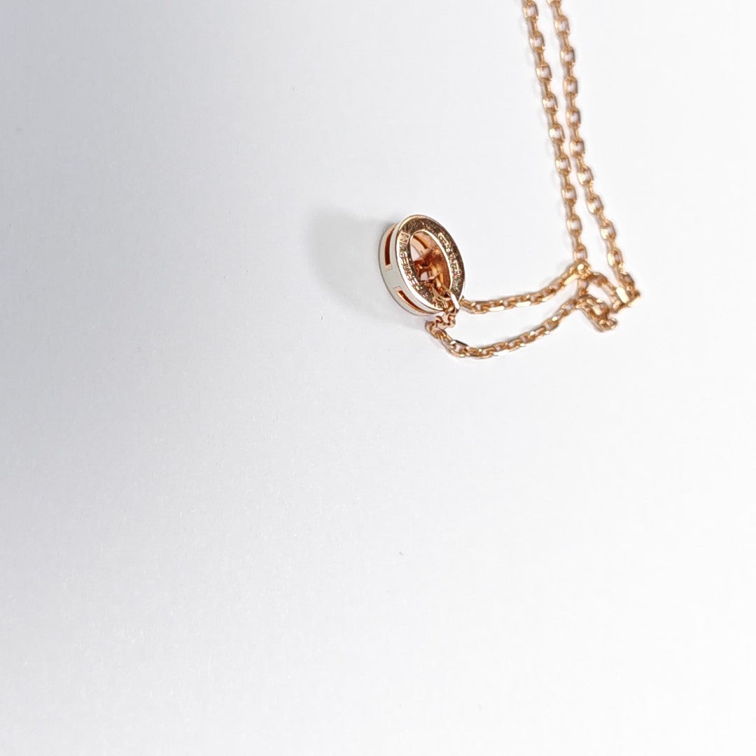 Pop H Metal Rose Gold Necklace