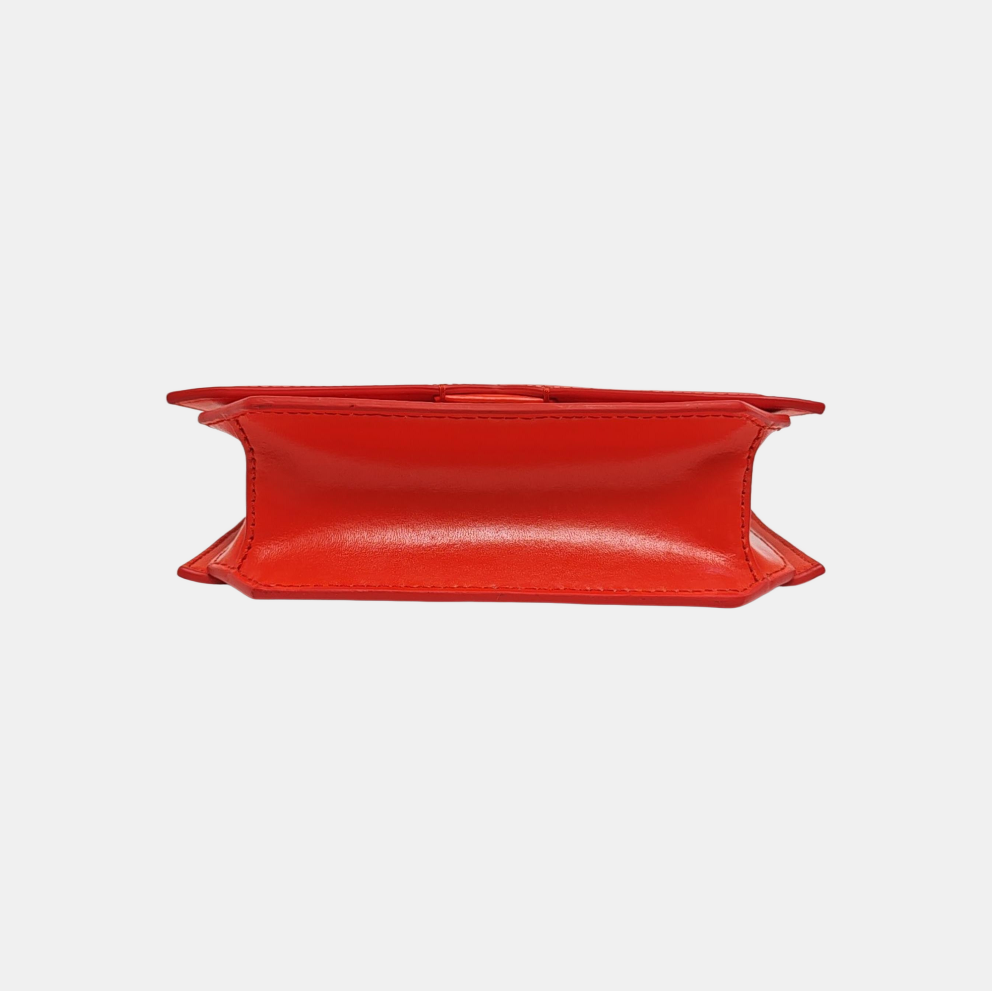 Calfskin Shoulder Bag Red