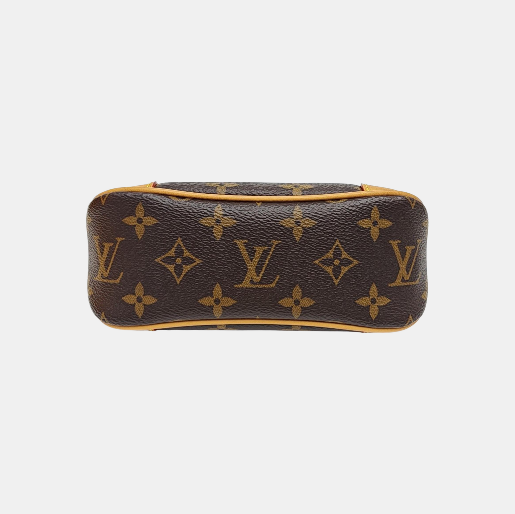 BOULOGNE Nano Monogram Coated Canvas Brown