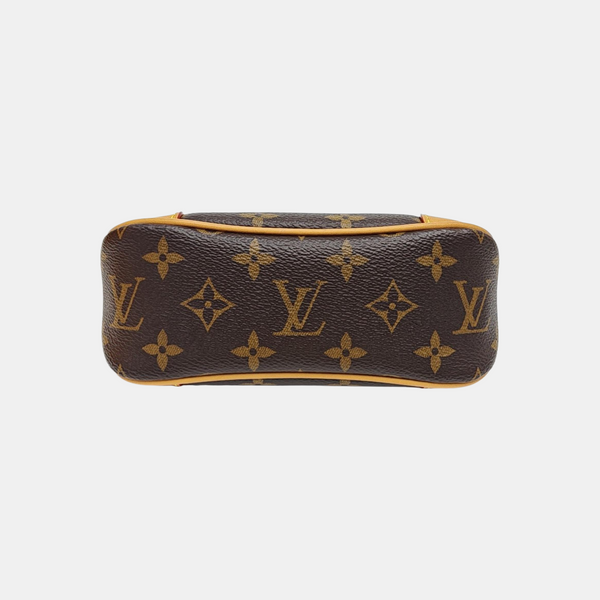 BOULOGNE Nano Monogram Coated Canvas Brown