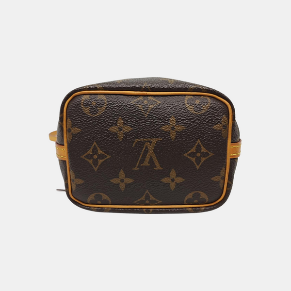 NÉONOÉ Nano Monogram Coated Canvas Brown