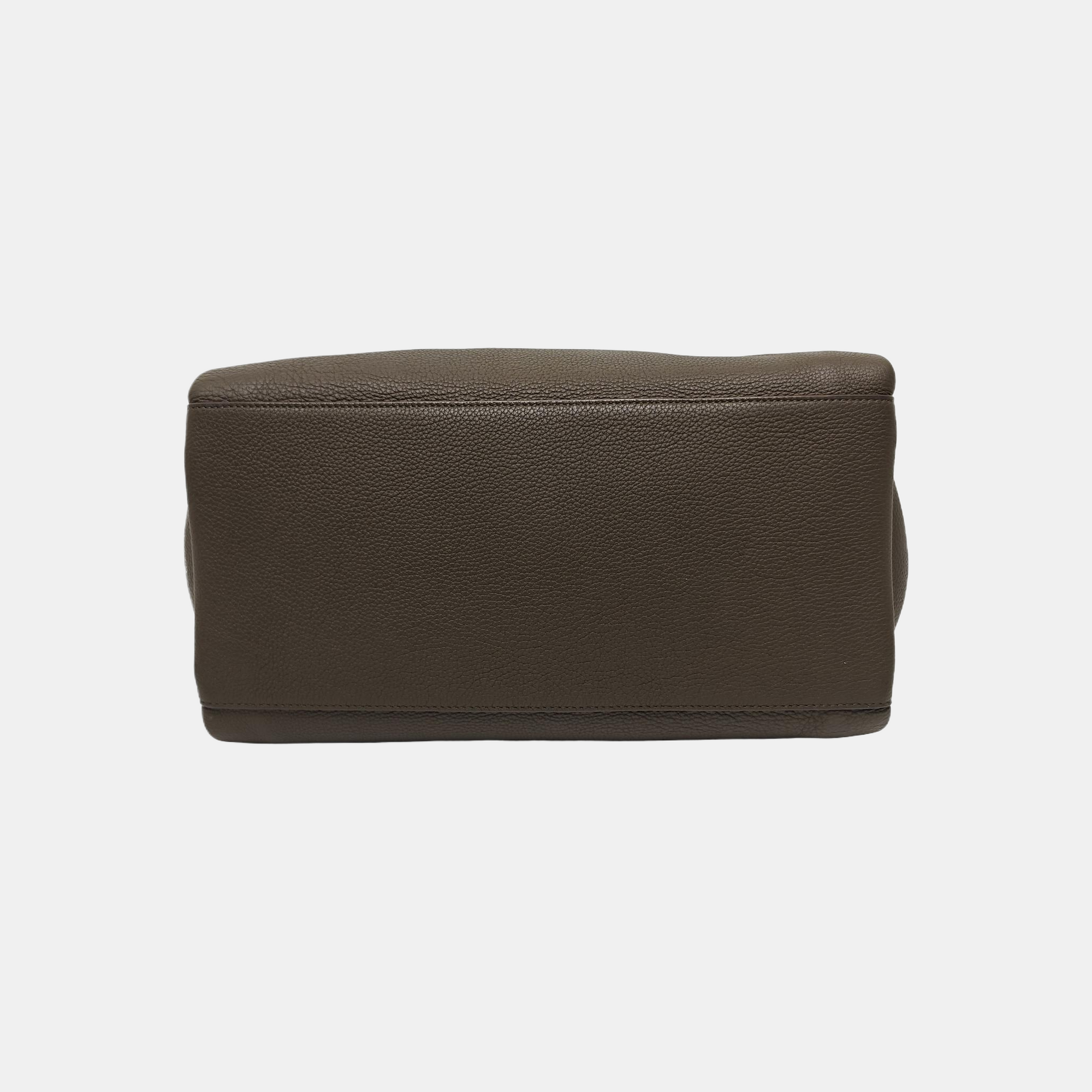 Calfskin Top Handle Bag Gray