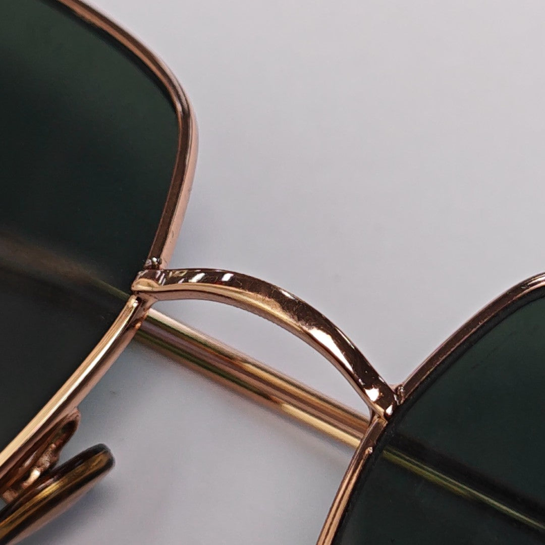 Metal Sunglasses Green