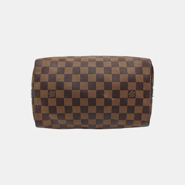 SPEEDY 25 Damier Ebene Coated Canvas Brown