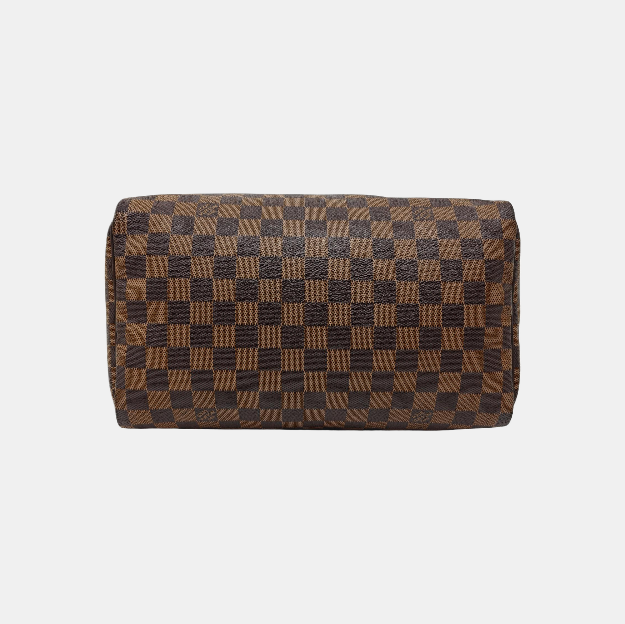 SPEEDY 30 Damier Ebene Coated Canvas Brown