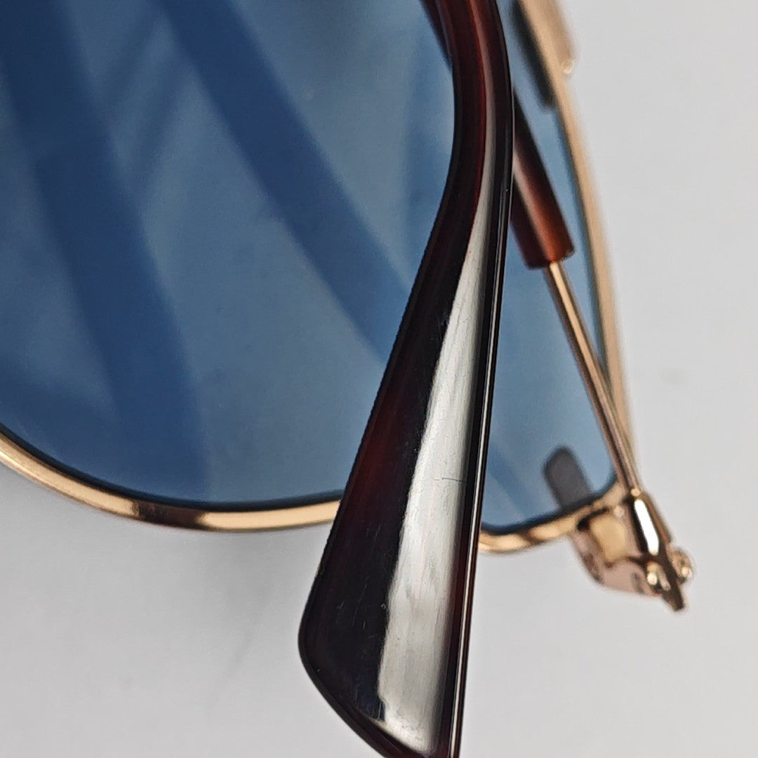 Metal Sunglasses Blue