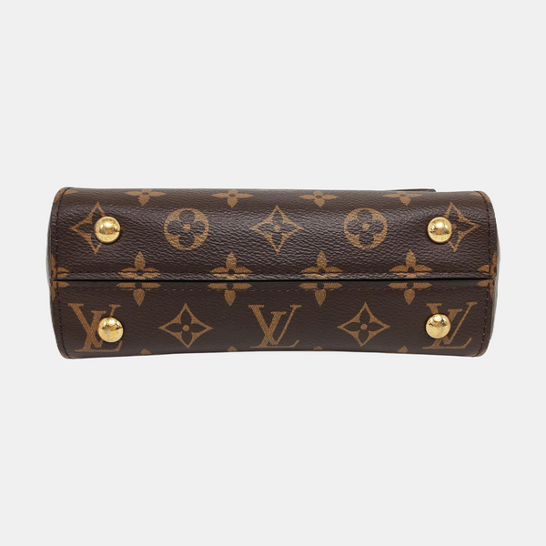 CLUNY PM Monogram Coated Canvas Brown