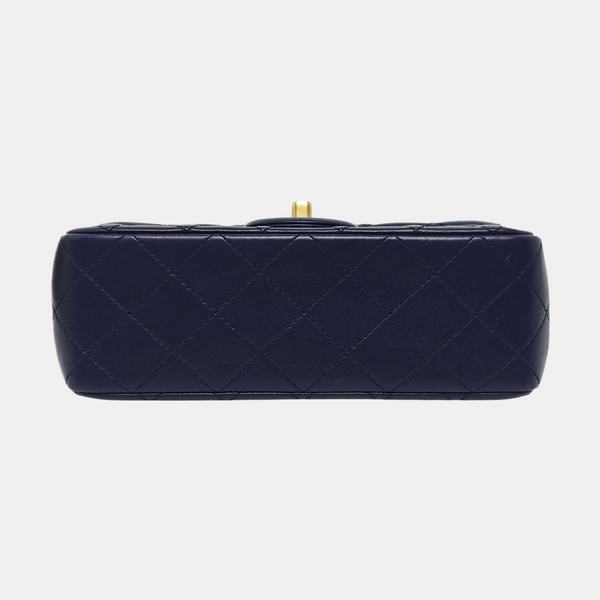 CLASSIC FLAP Mini Quilted Lambskin Blue
