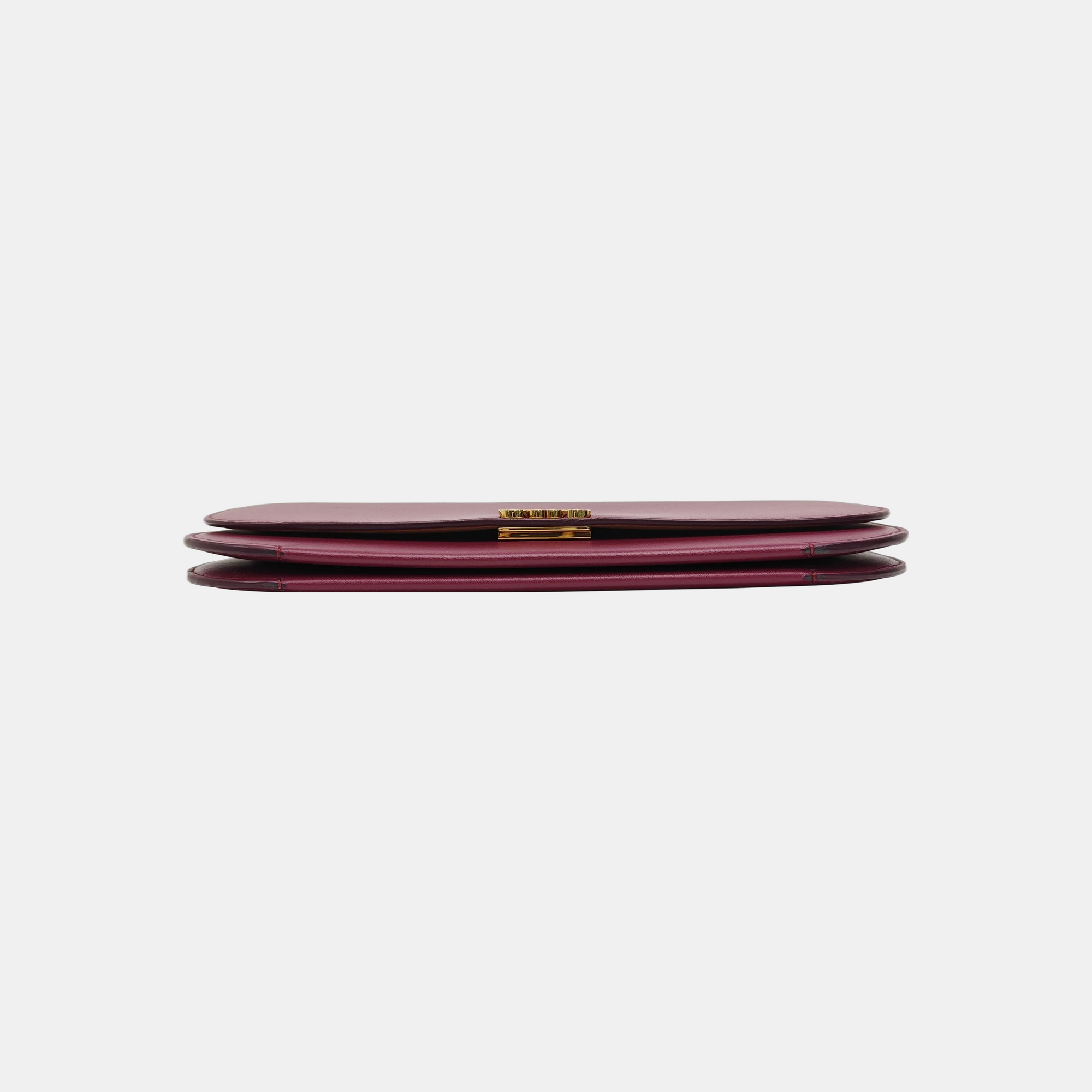 Calfskin Shoulder Bag Red