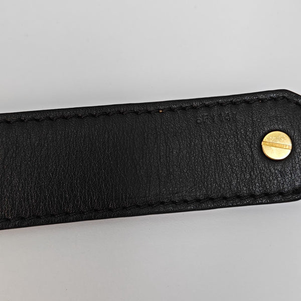 Coated Canvas Bag Strap Beige