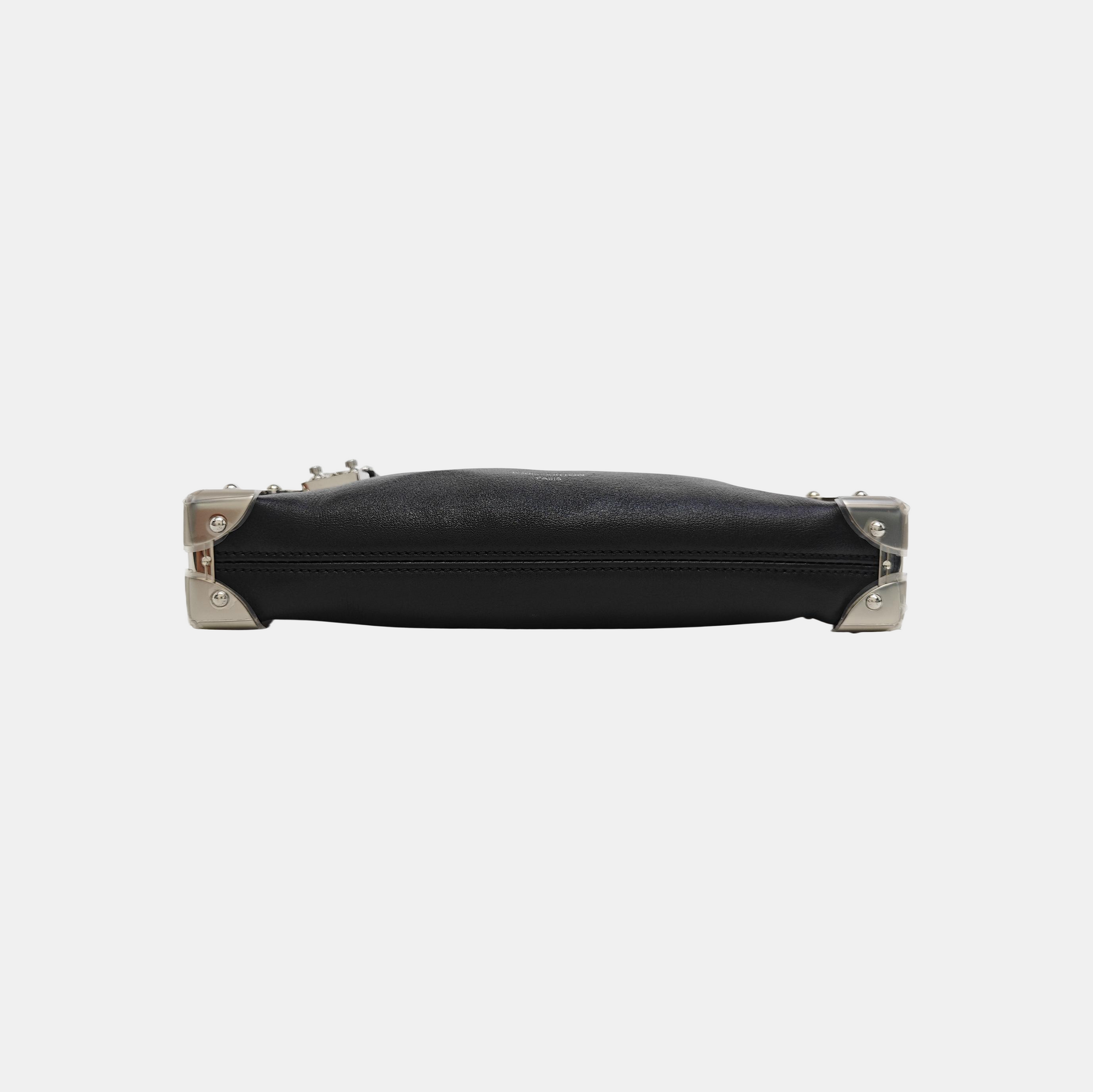 SIDE TRUNK Calfskin Black
