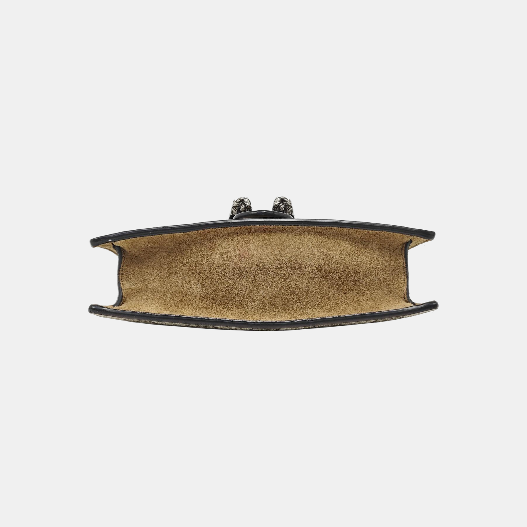 Dionysus Super Mini Monogram Coated Canvas Beige