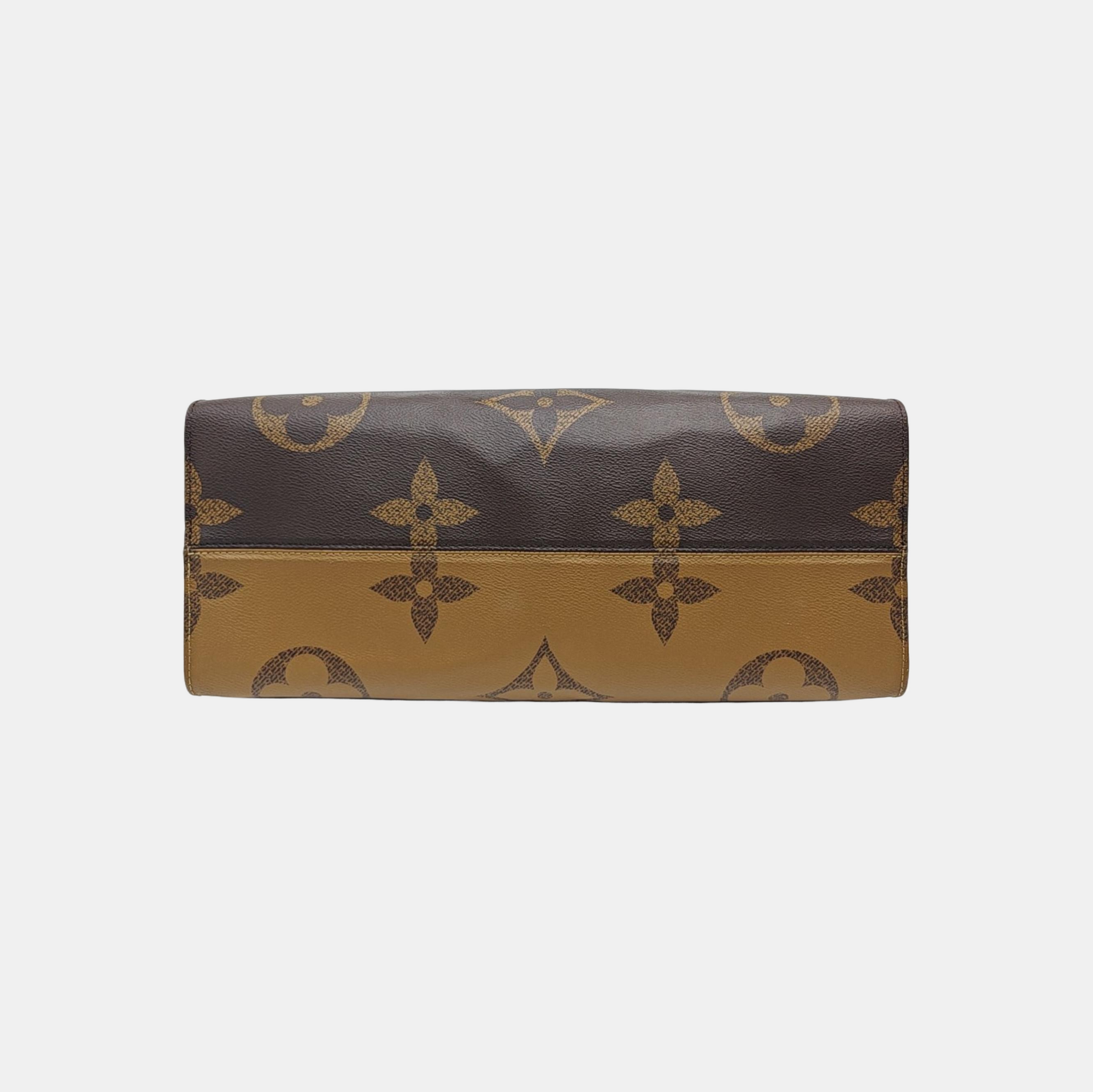 ONTHEGO GM Monogram Coated Canvas Brown
