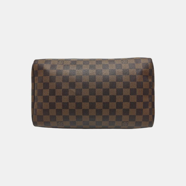 SPEEDY 30 Damier Ebene Coated Canvas Brown