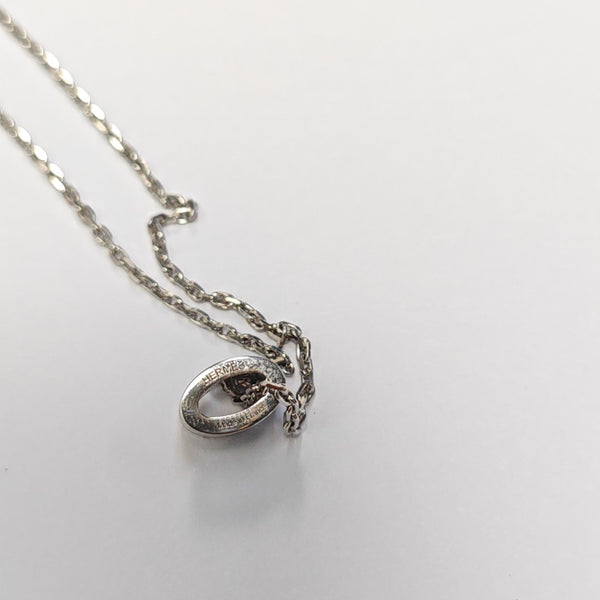 Pop H Metal Silver Necklace