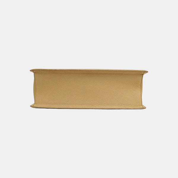 Calfskin Top Handle Bag Beige