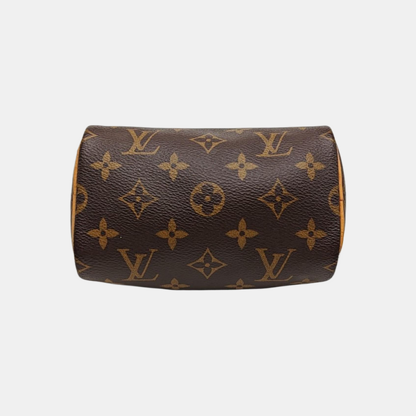 SPEEDY Nano Monogram Coated Canvas Brown