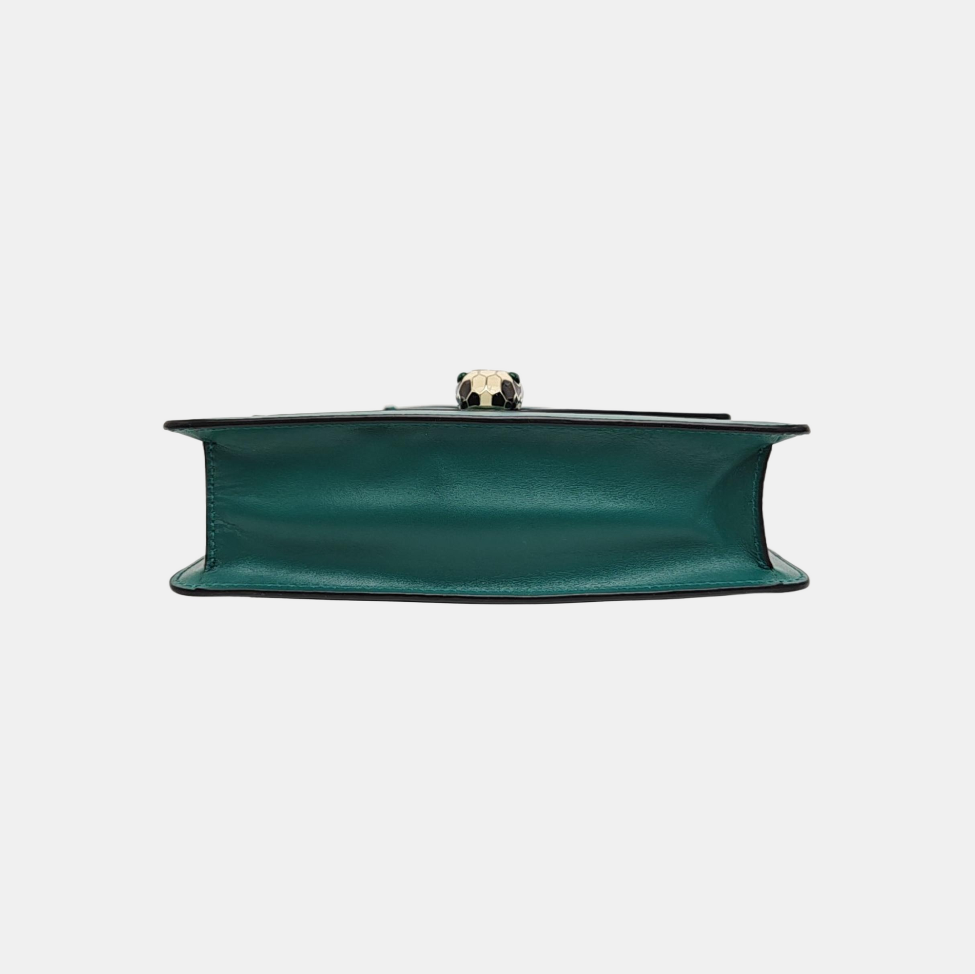SERPENTI FOREVER Small Calfskin Green