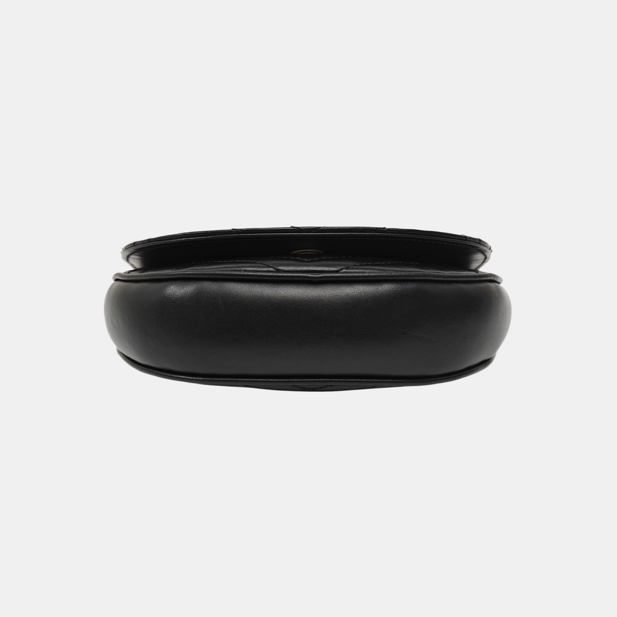 GG Marmont Mini Quilted Calfskin Black